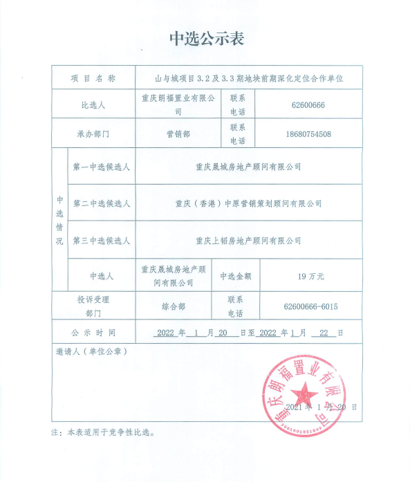 山与城项目3.2及3.3期地块前期深化定位合作单位中选公示.png